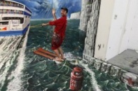 Hai nghệ sĩ đi khắp thế giới vẽ 3D