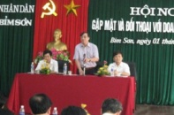 Chính quyền Bỉm Sơn (Thanh Hóa) đối thoại doanh nghiệp