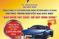 Khách hàng bảo hiểm được tặng ít nhất 30 lít xăng