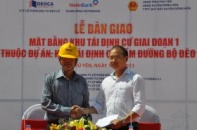 Bàn giao giai đoạn 1 Khu tái định cư Bắc hầm Đèo Cả