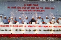Khởi công mở rộng QL1 đoạn Cần Thơ - Phụng Hiệp