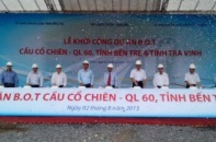 Xây dựng Cầu Cổ Chiên trị giá 2.308 tỷ đồng