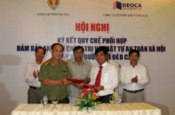 Dự án hầm Đèo Cả ký hợp tác về mặt an ninh