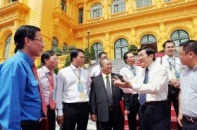 Chủ tịch nước tiếp Đoàn đại biểu doanh nhân trẻ Việt Nam