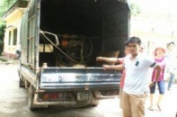 Thanh Hóa: Dân lại rượt đuổi xe nghi tẩu tán hóa chất