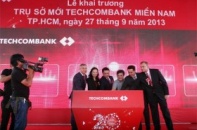 Techcombank có trụ sở hiện đại ở trung tâm TPHCM