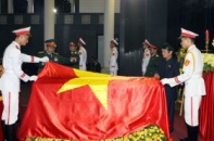 Hình ảnh lễ viếng Đại tướng Võ Nguyên Giáp