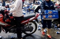 Cười "thu hoạch" vì hôi được bia ở Đồng Nai
