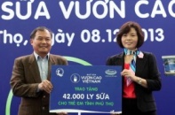 Quỹ Sữa Vươn cao Việt Nam đã trao hơn 20 triệu ly sữa