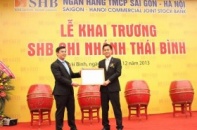 Khai trương chi nhánh SHB Thái Bình