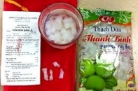 Thạch dừa cháy khét tại Ocean Mart "không có Polymer"