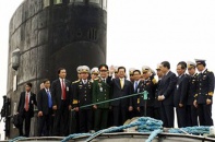 Tàu ngầm Kilo 636 đã về đến quân cảng Cam Ranh