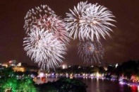Đêm giao thừa, Hà Nội bắn pháo hoa 29 điểm