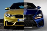 BMW M4 Coupe so tài Lexus RC F Coupe qua ảnh
