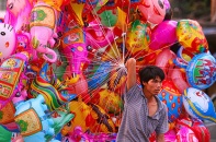 Chơi bóng bay có thể "dính" tai nạn khủng khiếp