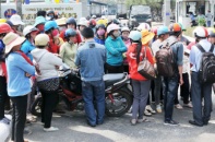 300 công nhân KCN Trà Nóc ngưng việc đòi thưởng Tết