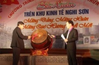 Sắc xuân trên KKT Nghi Sơn