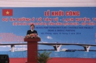Chính thức khởi công cầu vượt biển dài nhất Việt Nam