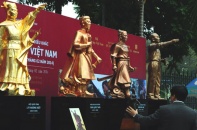 Tượng "Danh tướng": Tướng Giáp bị sai tên, nhiều lỗi chính tả