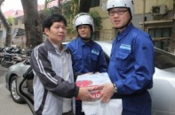 TH true MILK giao sữa đến tận tay người tiêu dùng