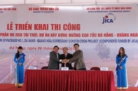 Thi công gói thầu số 1 đường cao tốc Đà Nẵng - Quảng Ngãi