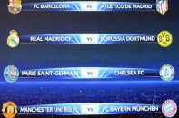 MU đối đầu Bayern Munich tại tứ kết Champions League