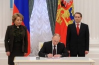 Tổng thống Putin ký luật hoàn tất thủ tục sáp nhập Crimea