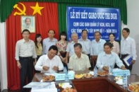 BQL các KCN Miền Tây Nam bộ ký giao ước thi đua