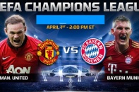Lịch bóng đá lượt đi, vòng Tứ kết Champions League