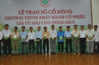 Nông dân đầu tư hơn 56 tỷ đồng mua cổ phiếu AGPPS