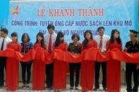 Khánh thành đường cấp nước sạch lên khu mộ Đại tướng