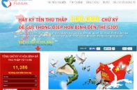 10.000 chữ ký vì Hòa bình cho Biển Đông