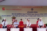 Bitexco động thổ đường dẫn vào The Manor Central Park