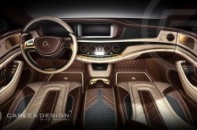 Mercedes-Benz S-Class thêm sang với nội thất mạ vàng