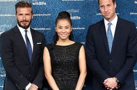 Ca sỹ Thu Minh gặp gỡ Hoàng tử Anh và David Beckham