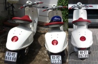 Đẳng cấp dân chơi scooter Vespa 946 dùng toàn biển số khủng