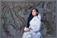 Hoa hậu, Á hậu Việt diện áo dài khẳng định chủ quyền biển đảo