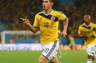 Colombia vs Uruguay 2-0: Rodriguez lập cú đúp giúp Colombia lập kỳ tích