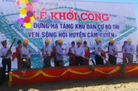 Hà Tĩnh khởi công Khu đô thị ven sông Hội trên 230 tỷ đồng