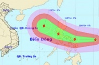 Siêu bão Rammasun sắp vào Biển Đông