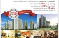 Ưu đãi lớn khi vay mua nhà Dự án Times City và Royal City