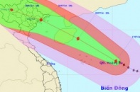 Bão Rammasun tiến về Việt Nam với sức gió giật cấp 15