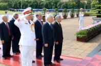 Lãnh đạo Đảng, Nhà nước viếng Chủ tịch Hồ Chí Minh