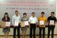 An Hưng bàn giao 150 sổ đỏ cho khách hàng