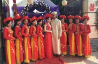 "Cá sấu chúa" Quỳnh Nga đẹp mặn mà trong lễ ăn hỏi