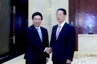 Phó Thủ tướng Phạm Bình Minh gặp Phó Thủ tướng TQ