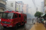 An Giang: Cháy lớn giữa trung tâm thành phố Long Xuyên