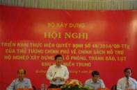 Hỗ trợ 40.000 hộ dân miền Trung xây nhà tránh bão lụt