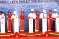 Khánh thành hệ thống cáp điện ngầm đảo Lý Sơn