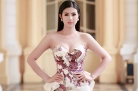 Hoa hậu Ngọc Hân lộng lẫy, sexy với đầm đuôi cá